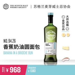 THE SCOTCH MALT WHISKY SOCIETY 香蕉奶油圆面包风味 单一麦芽威士忌