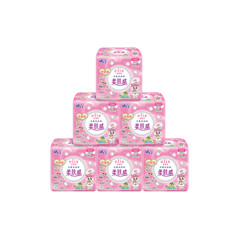 爱璐茜 大王天使棉柔日用卫生巾 250mm*108片
