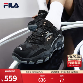 FILA 掠夺者 2 男子跑鞋 F12M216132F-BM 黑/中灰 42