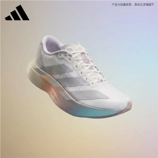 adidas 女 跑步系列 Adizero EVO SL WOVEN W 跑步鞋 KJ2552 白色 39