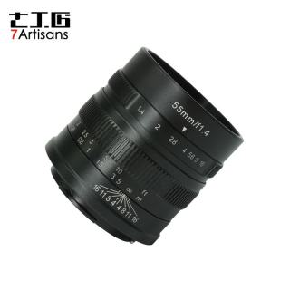 七工匠 55mm f1.4大光圈微单定焦人文镜头索尼e卡口黑色（一代） 索尼E口（索尼微单系列）