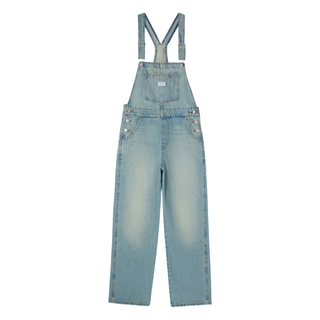 Levi's 李维斯 美式复古工装风 浅蓝色 XS 女士牛仔背带裤