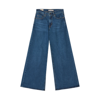 Levi's 李维斯 728高腰阔腿牛仔裤 深蓝色 26(30)