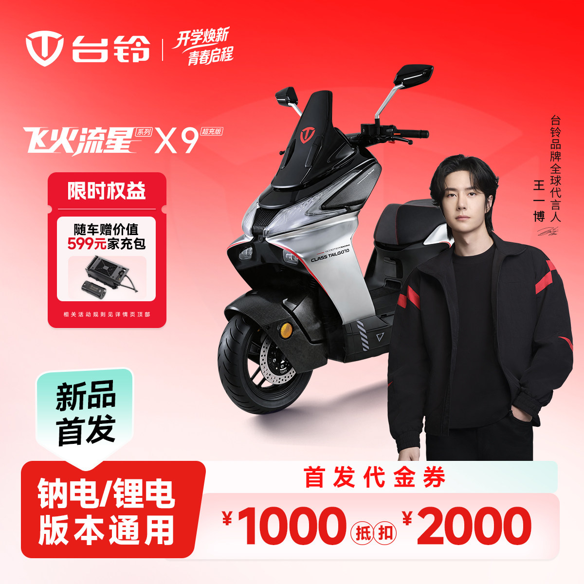 台铃 飞火流星X9 长续航 智能电动车