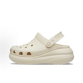 百亿补贴：crocs Classic Crush泡芙洞洞鞋男女同款207521-001黑色