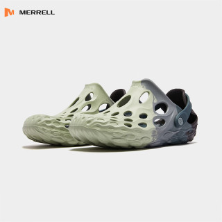 MERRELL 运动户外HYDRO MOC毒液2洞洞鞋轻便男女款一脚蹬沙滩凉鞋溯溪鞋 J00006911绿灰 男款 41