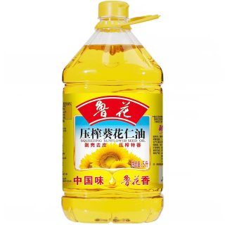 移动端：鲁花 压榨葵花仁油5L葵花籽油家用炒菜食用油特香桶装物理浓香