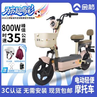 百亿补贴：金箭 电动轻便摩托车小型两轮48V20Ah电轻摩成人通勤代步电商专款