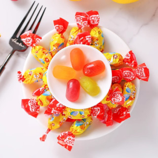 ROSHEN 柠檬味小蜜蜂软糖原装进口口味香甜果味夹心爆浆橡皮糖