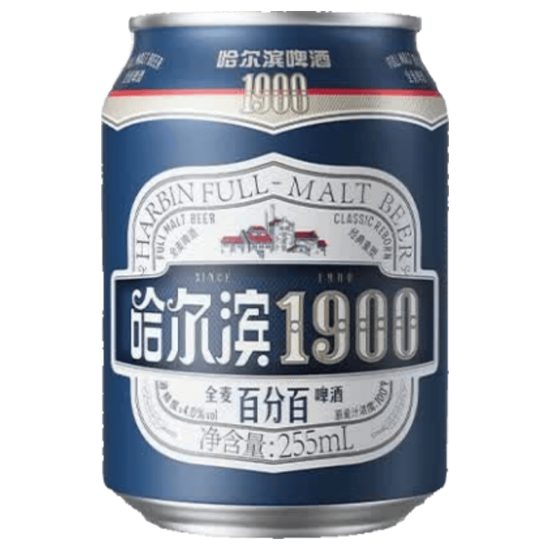 哈尔滨啤酒 1900系列 255ml*3罐 啤酒