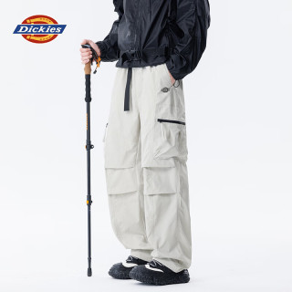 Dickies 休闲裤男冲锋直筒裤男士工装大口袋长裤子 杏色 2XL