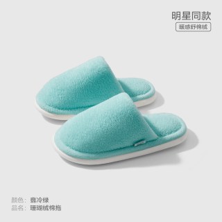 SANLI 棉拖鞋女冬季居家棉拖家居室内防滑秋冬毛拖鞋男