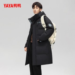YAYA 鸭鸭 紫钻系列 男士羽绒服 加厚保暖
