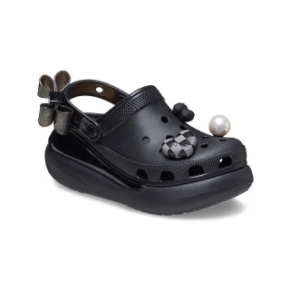 crocs 经典炫魅泡芙洞洞鞋时尚百搭厚底女鞋花园鞋|213633 黑色