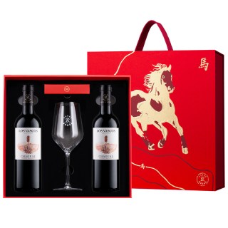 拉菲古堡 拉菲红酒礼盒凯萨天堂古堡葡萄酒法国波尔多产区干红2支