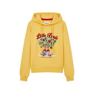 TEENIE WEENIE 小熊刺绣连帽卫衣 黄色 M