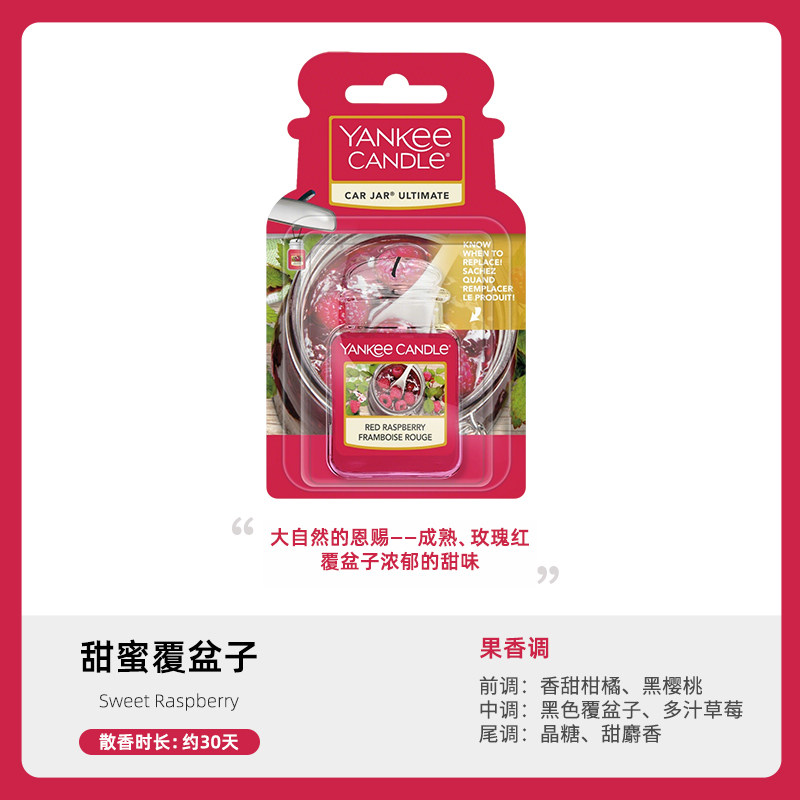Yankee Candle 扬基车载固体香薰挂式祛异味