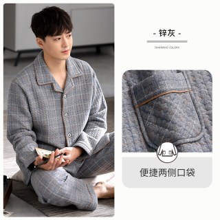 家乐芬 男士家居服 A772137 加厚款长袖