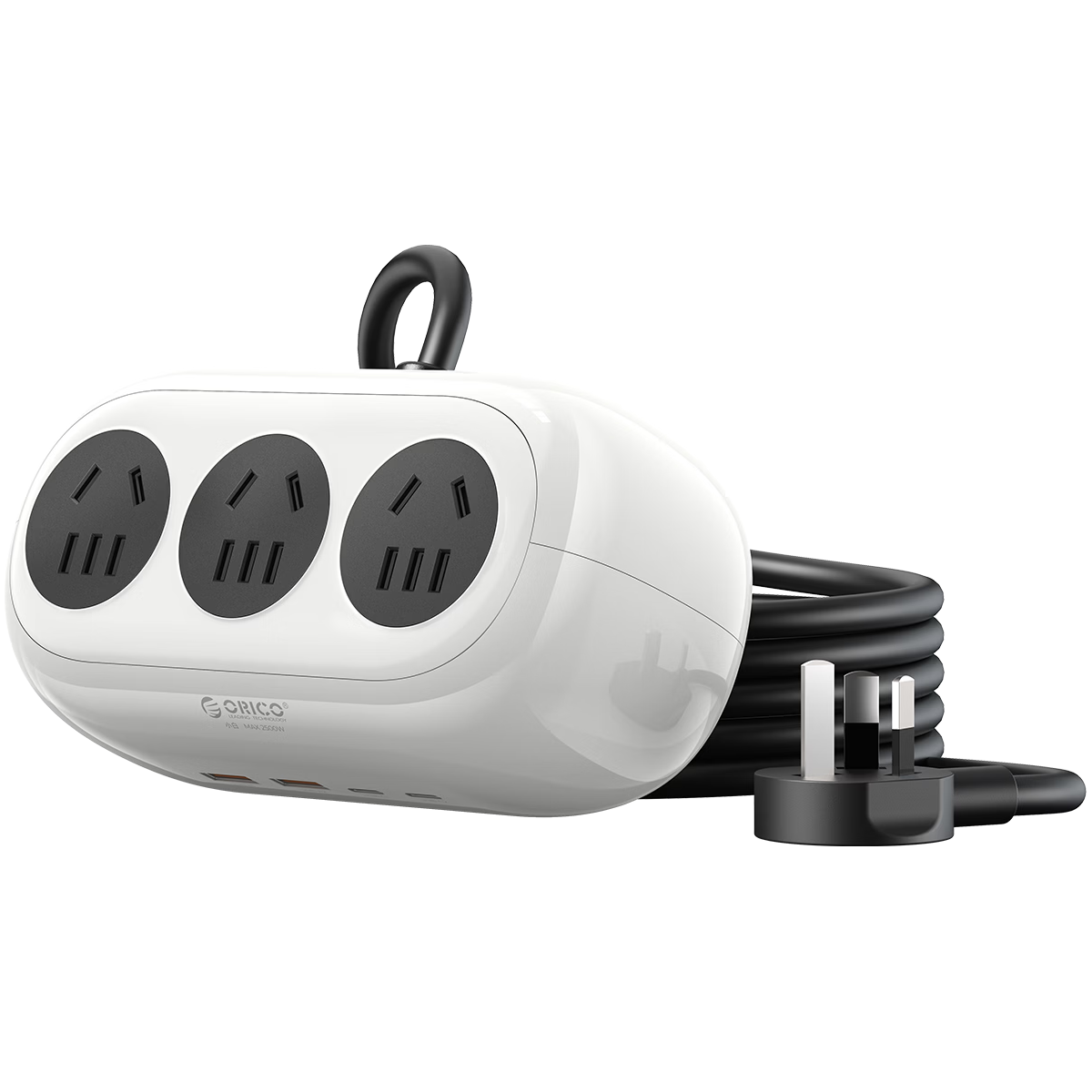 奥睿科 ORICO 25W快充 7合1桌面插座 1.8米