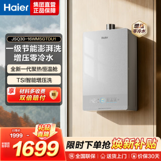 海尔 燃气热水器JSQ30-16WM5GTDU1