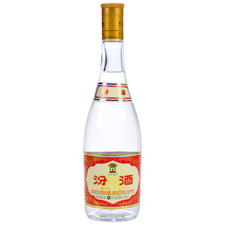 汾酒 黄盖玻汾 53度清香型白酒 475ml