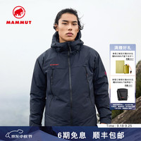 MAMMUT Clion 男女红标防泼水耐磨户外软壳羽绒服外套 黑色
