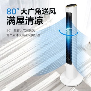 格力 塔扇电风扇落地扇家用立式静音遥控大风力节能摇头无叶风扇