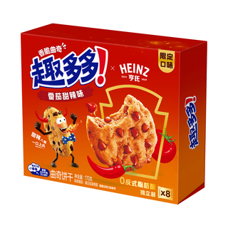 趣多多香脆曲奇番茄甜辣味170g饼干