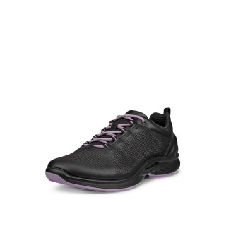 ECCO 爱步 女士健步小经典 BIOM Fjuel 休闲运动鞋 Black Purple 39 EU