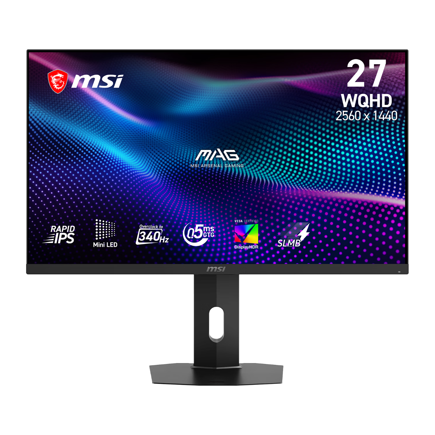 微星 MAG276QRM34 QD-MiniLED 黑色 27英寸 电脑显示器