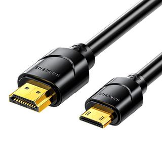 山泽 Mini HDMI转HDMI线 4K高清视频连接线