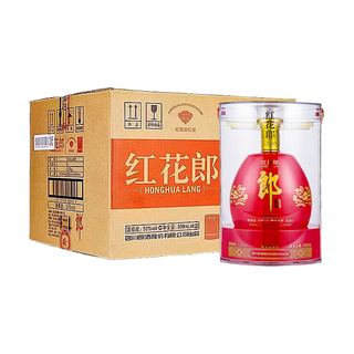 郎酒 红花郎红钻 53度酱香型白酒 500ml*6瓶 整箱装