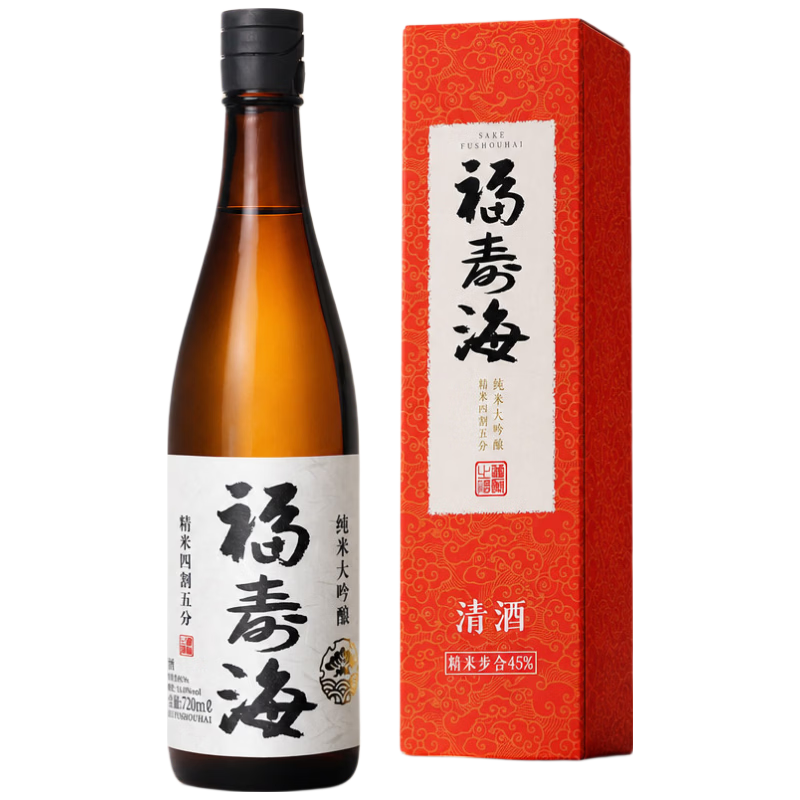 福寿海 45 四割五分 纯米大吟酿清酒 720ml