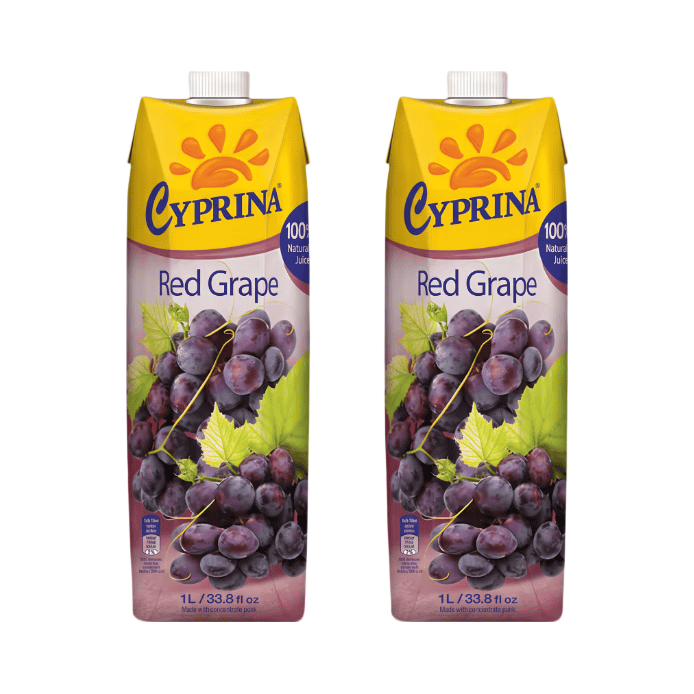 爱塞浦丽娜 葡萄果汁饮料 1L*2