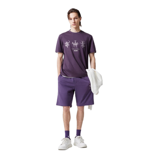 JACK&JONES 杰克琼斯 纯棉直筒圆领刺绣短袖T恤