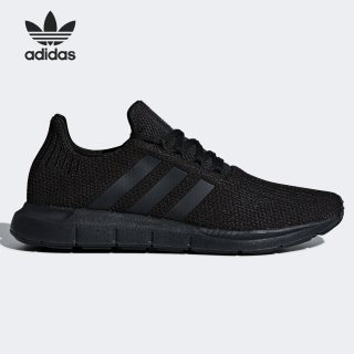 adidas 正品 SWIFT RUN 男女拉伸针织经典跑步鞋AQ0863