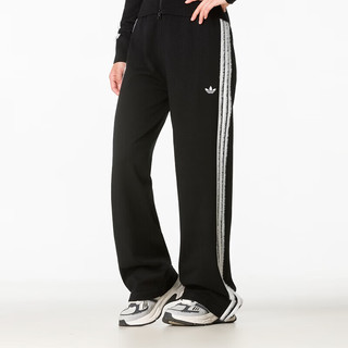 adidas阿迪达斯 三叶草三条纹 女子运动长裤
