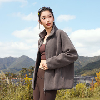 雪中飞 摇粒绒外套 烟灰 2XL/180/100A 女士夹克
