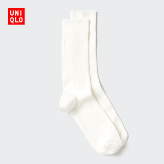 优衣库 HEATTECH袜子男装486950 01 乳白色 M /L/27～29 cm