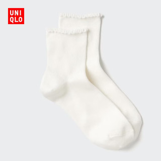优衣库 HEATTECH袜子女装487130 00 白色 S /M/23～25 cm