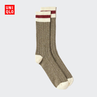 优衣库 袜子男装488094 35 浅褐色 S /M/25～27 cm