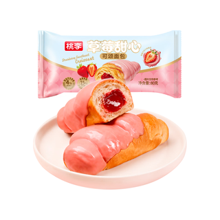 桃李 草莓甜心可颂面包 480g