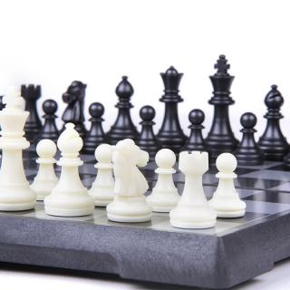 UB 国际象棋 磁性折叠圆角款黑白入门教学培训 4852C(大号)
