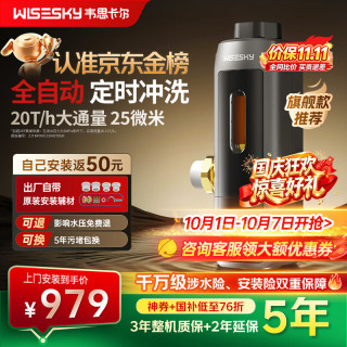 韦思卡尔 25微米活鳃叠片反冲洗 反重力前置过滤器
