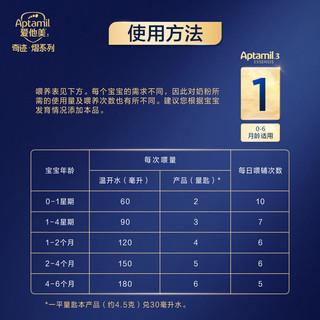 爱他美 领熠婴儿配方奶粉1段 800g*6罐