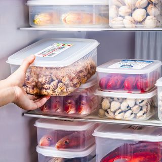 宅家食光：冰箱收纳保鲜盒塑料微波炉饭盒密封盒便携分隔便当盒水果盒储物盒