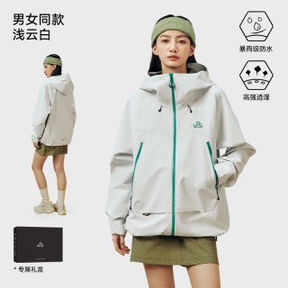 户外徒步：伯希和 23户外硬壳冲锋衣男女秋冬防风防水登山服外套