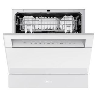 美的 V9Max 105℃热风烘干 白色 嵌入式洗碗机