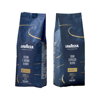 拉瓦萨 意式经典咖啡豆 醇香500g+特浓500g