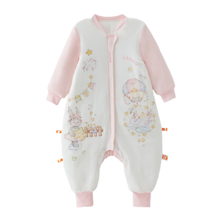 良良 蛋白膜夹棉婴儿睡袋 星伴 3XL 110-125cm